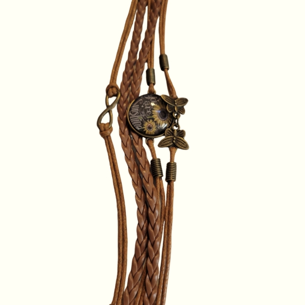 5 Strand Bracelet with charms - Picture 4 of 4